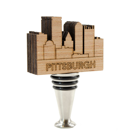 Pittsburgh Skyline Wine Stopper